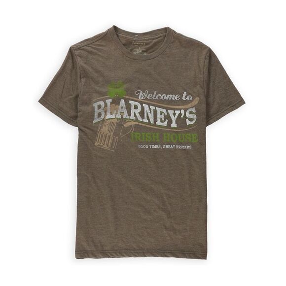 SONOMA life+style Mens Blarney's Graphic T-Shirt, Brown, NWT - Picture 1 of 1